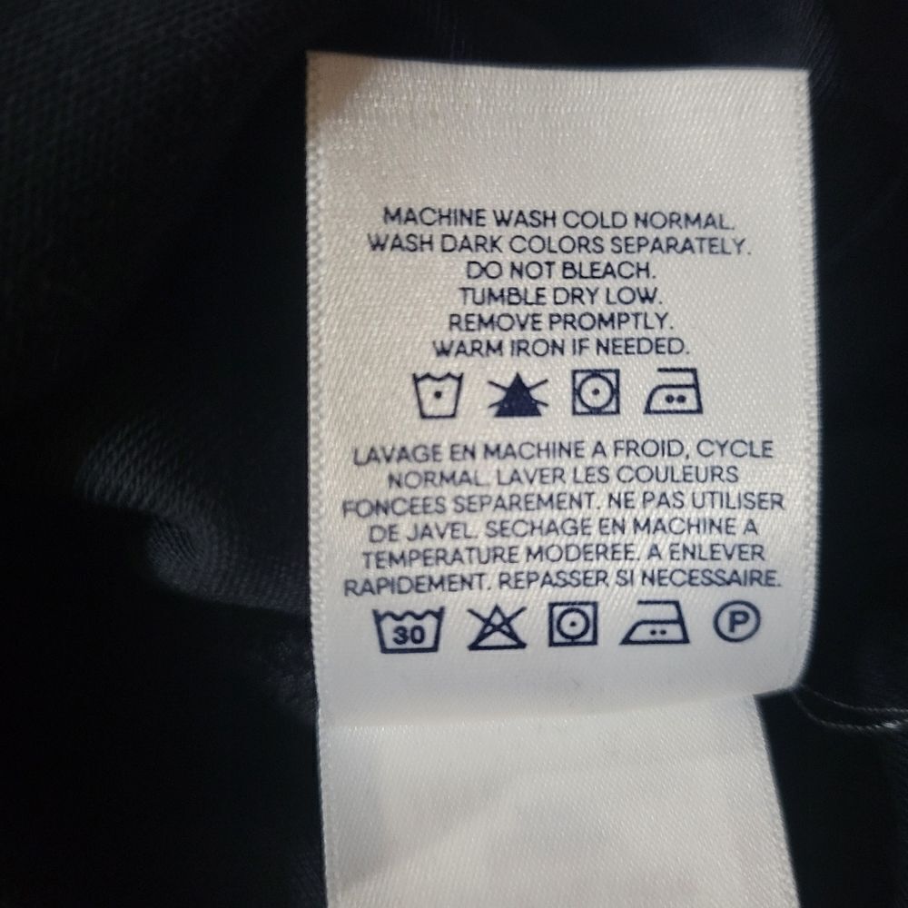 Lands' End Women's Black Cotton Long Sleeve Turtleneck Top - Picture 12 of 15
